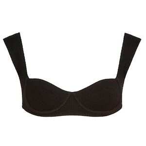 Tropic of C; south pacific top in eco black texture